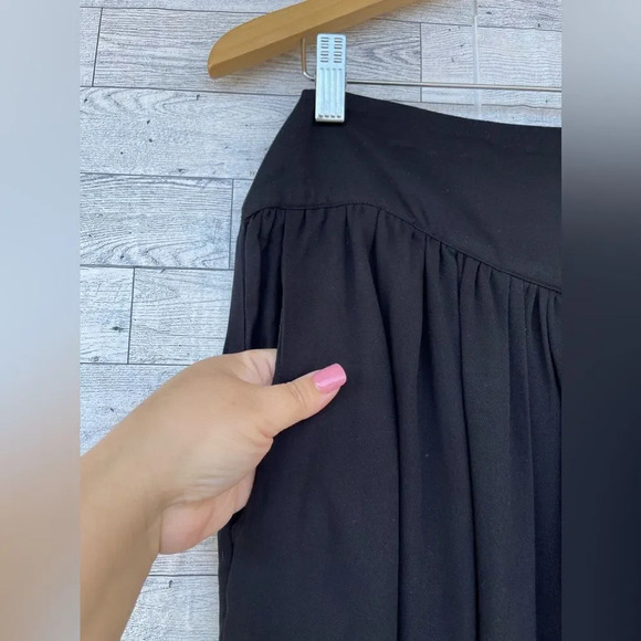 CAROLINA BENOIT MARRAKECH BLACK PANTS WITH PEARLED HEM SMALL - Picture 12 of 17